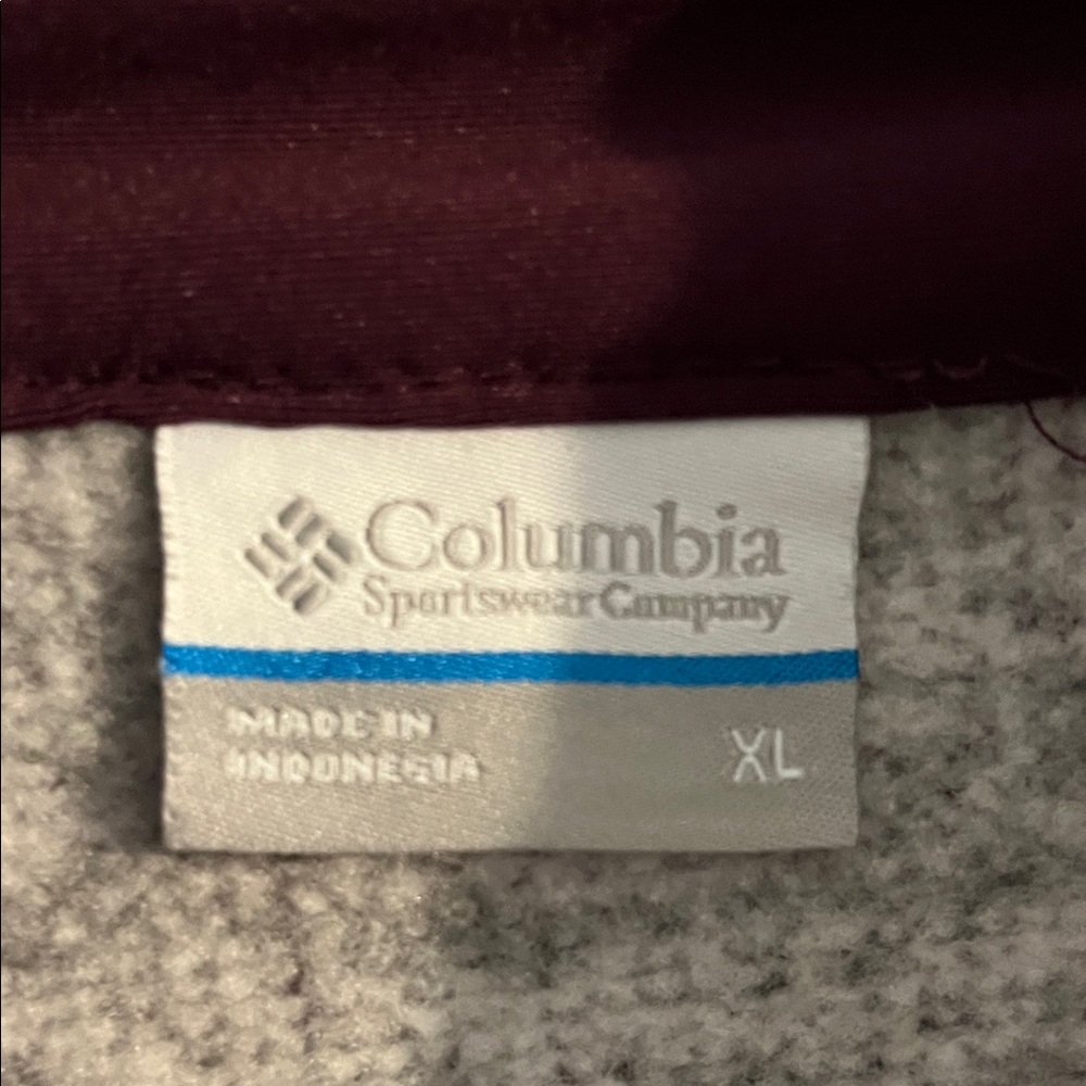 Purple Herringbone Zip-Front Women's Sweater Jacket - Picture 6 of 9
